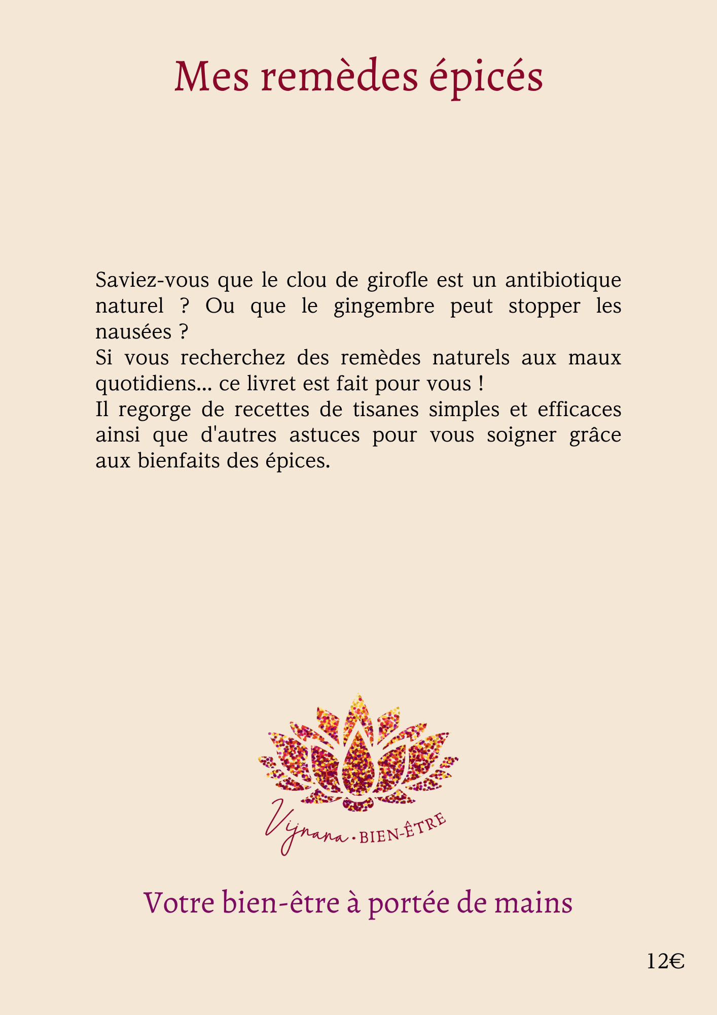 livret médecine ayurvédique Vijnana Bien-Être