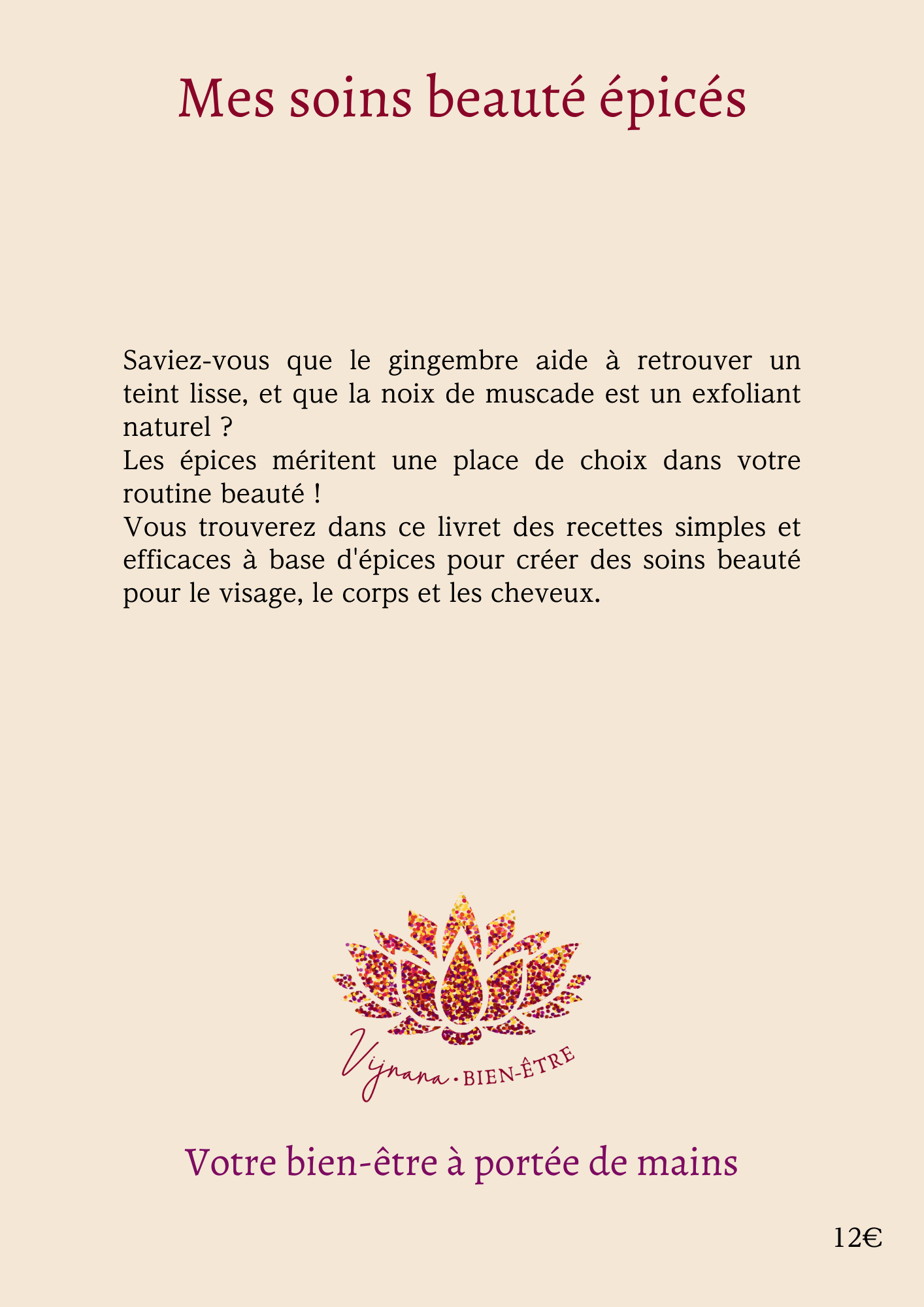 livret médecine ayurvédique Vijnana Bien-Être